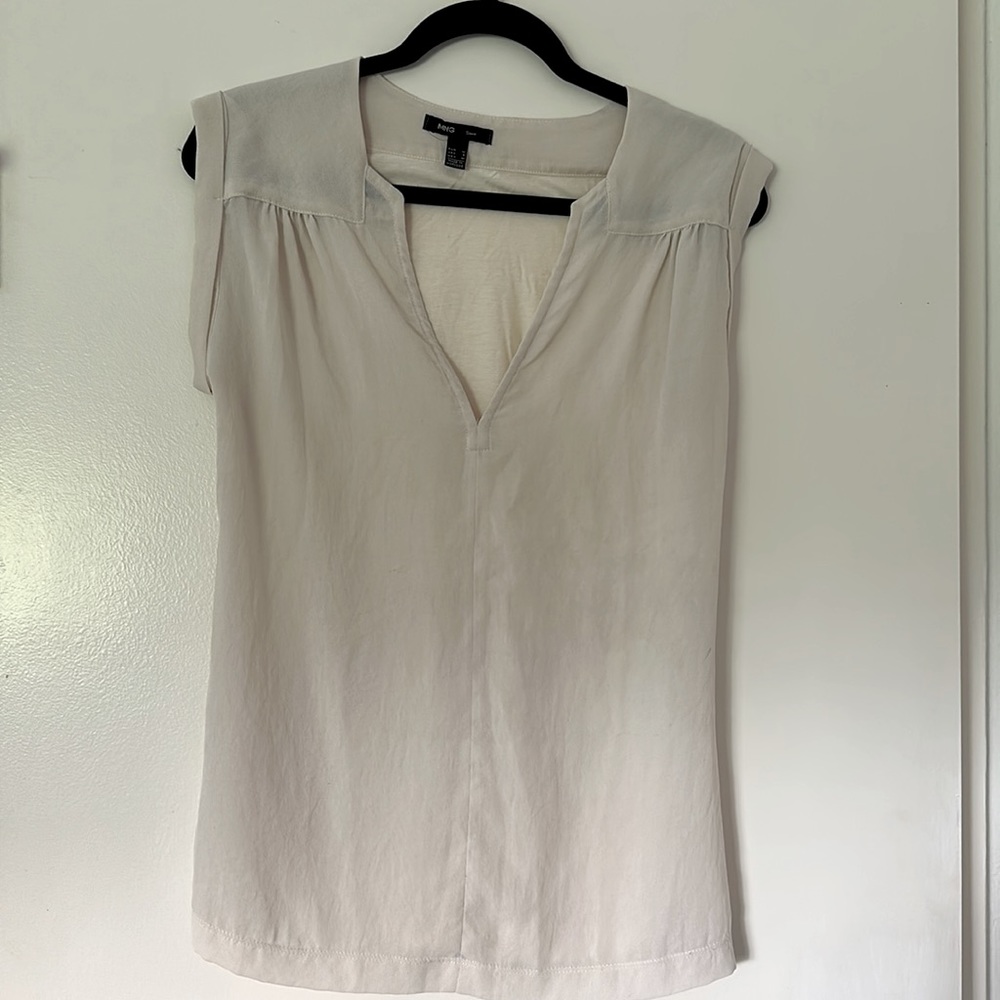 Mango Ivory Top